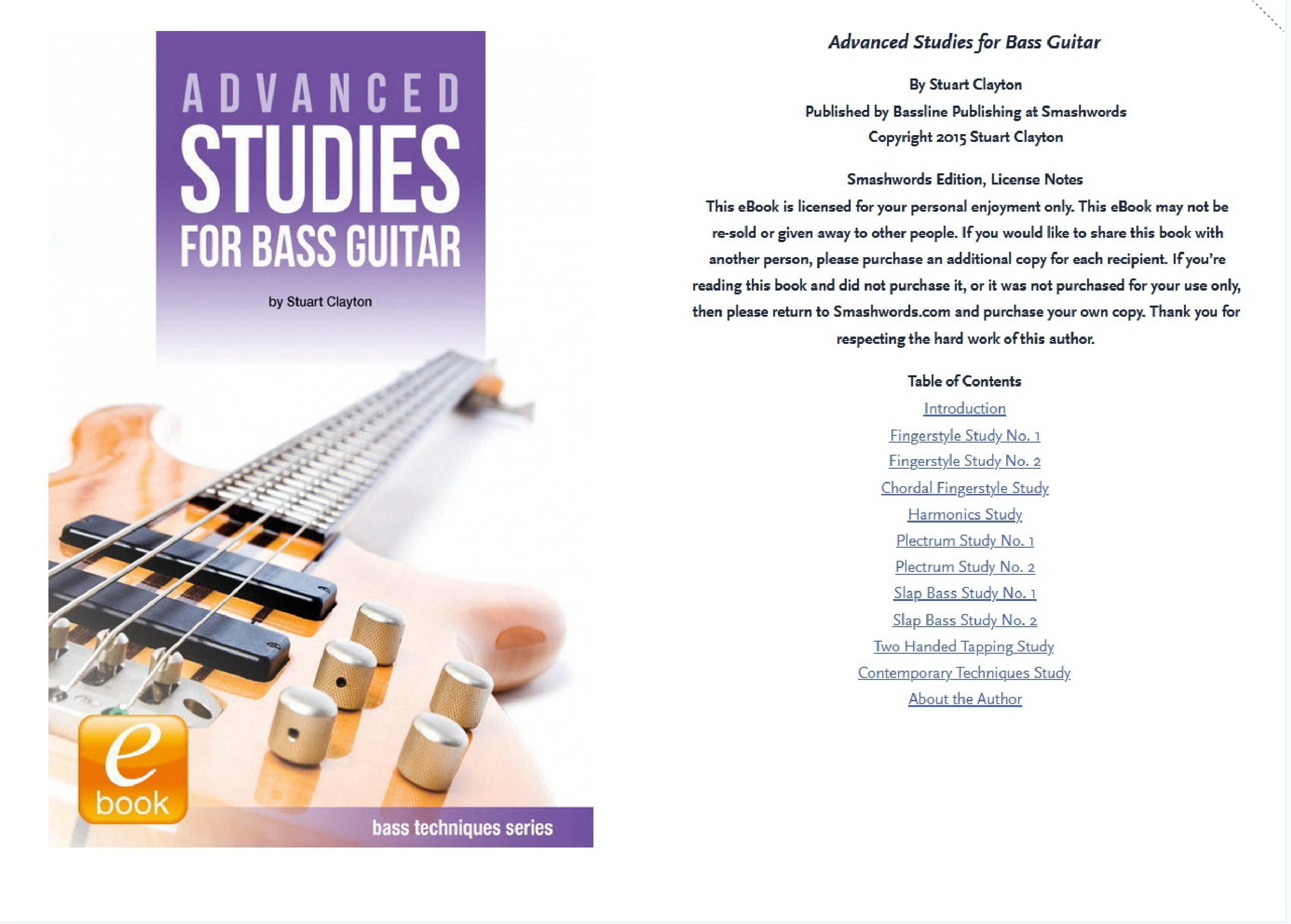 Advanced Studies For Bass Guitar