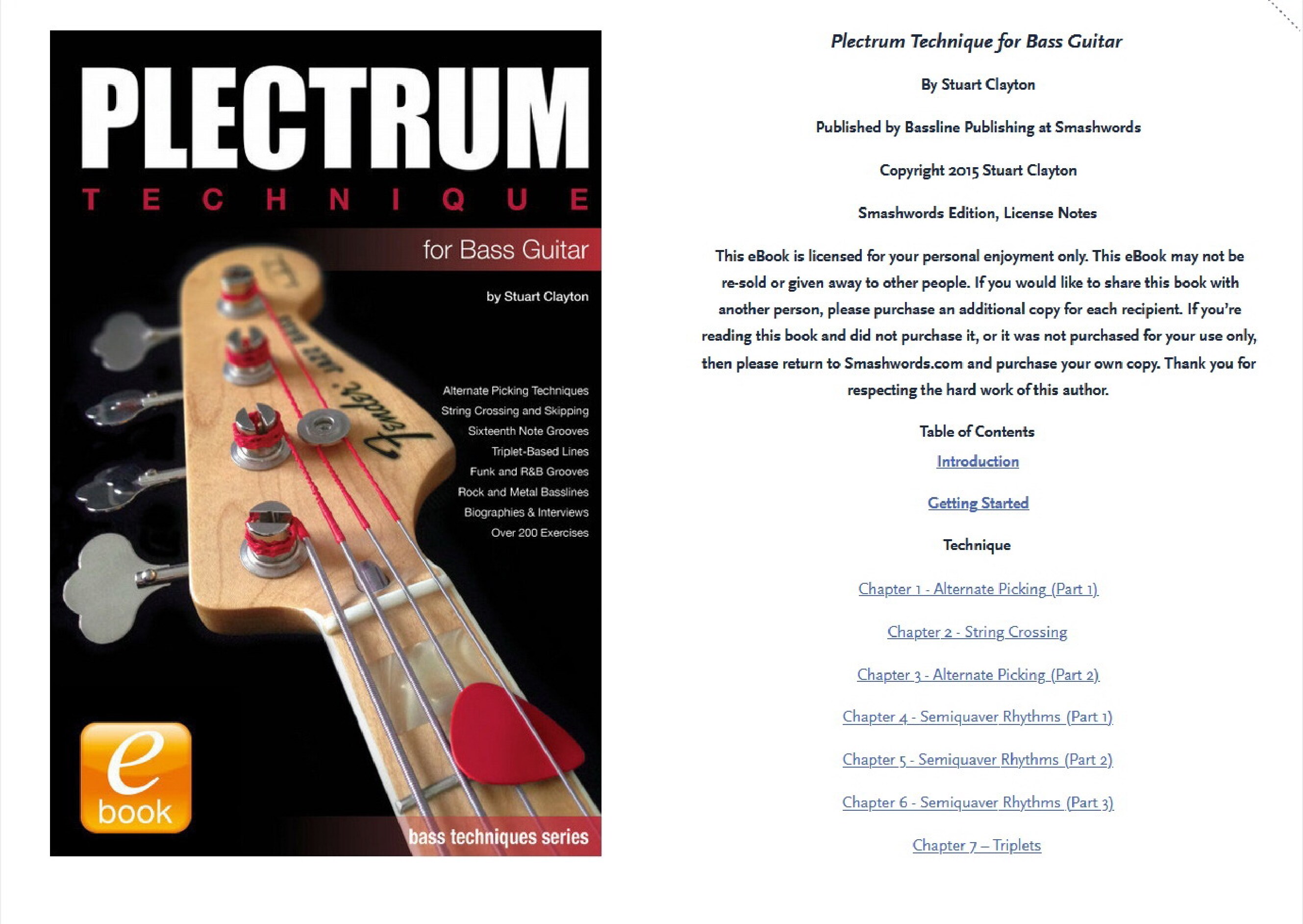 Plectrum Technique For Bass Guitar